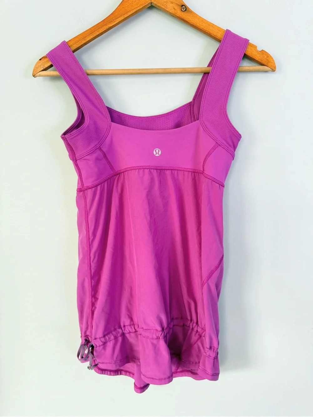 Lululemon Run Chase Me Tank Ultra Violet Purple Cinch Hem Size 4